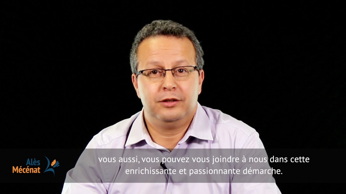 Aziz Aït Amer, Président du fonds de dotation Alès Mécénat
